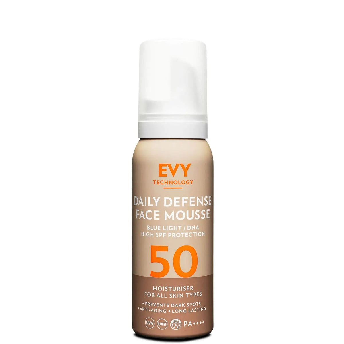 EVY Technology Daily Defence UV Face Mousse SPF50 75ml