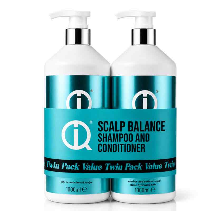 iQ Scalp Balance Hair Shampoo & Conditioner Twin Pack