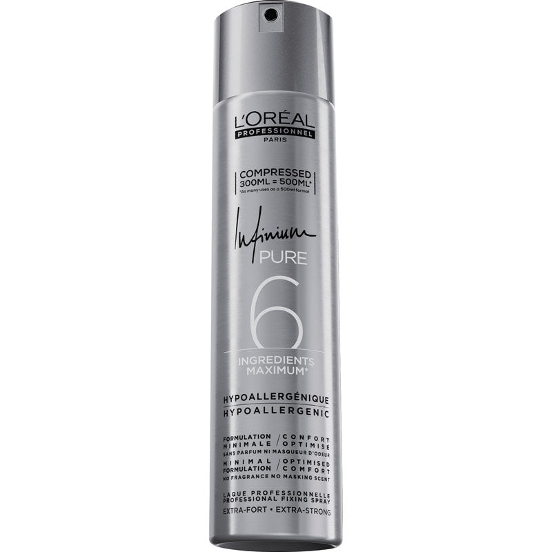 L'Oréal Professionnel Infinium Pure Hairspray, Extra Strong Hold 500ml