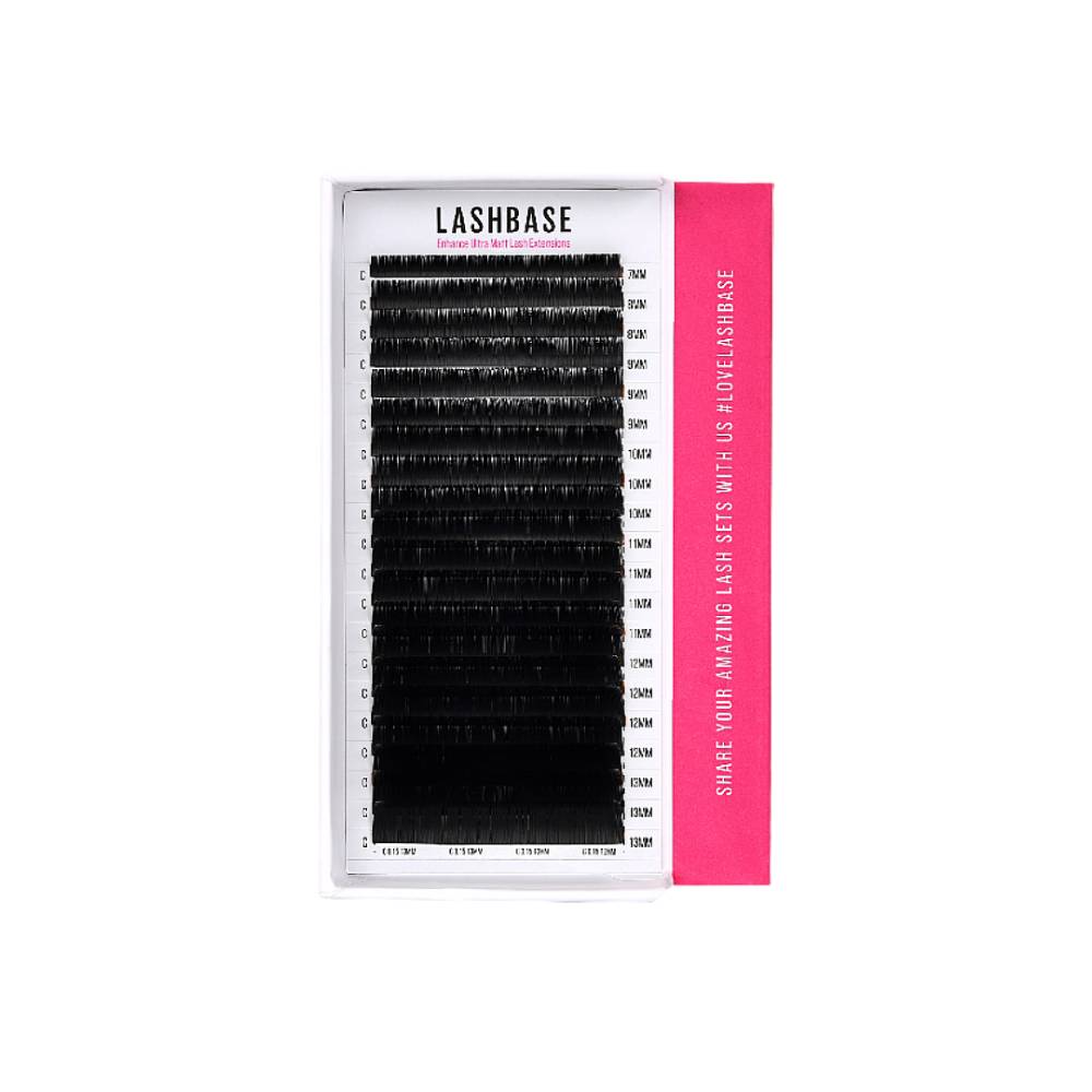 LashBase Enhance Collection Lashes 0.05mm C Curl (7-13mm)
