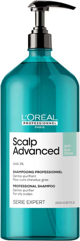 L'Oréal Professionnel Série Expert Scalp Advanced Anti-Oiliness Dermo Purifier Shampoo 1.5 Litre