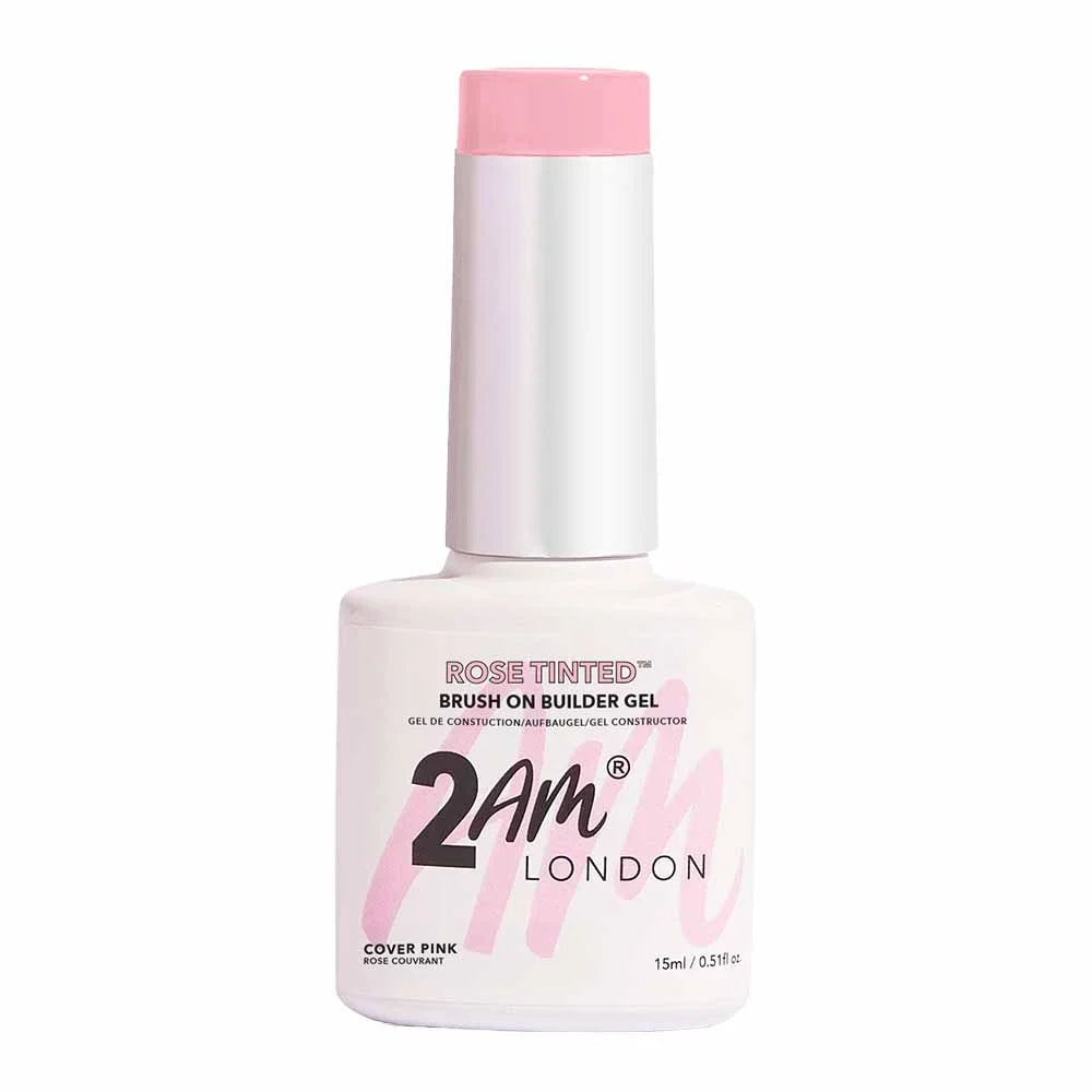 2AM London Brush on Builder Gel - Rose Tinted 15ml