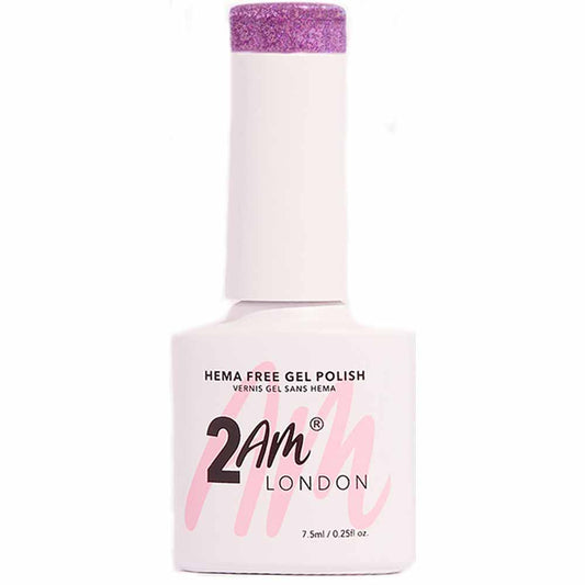 2AM London The Glow Up Collection Reflective Glitter Gel Polish - Just a Girl 7.5ml