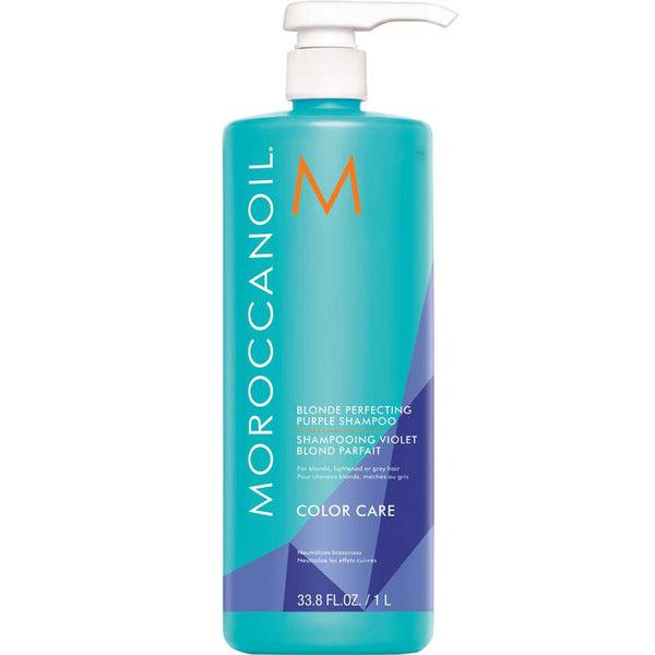 Moroccanoil Blonde Perfecting Purple Shampoo 1 Litre