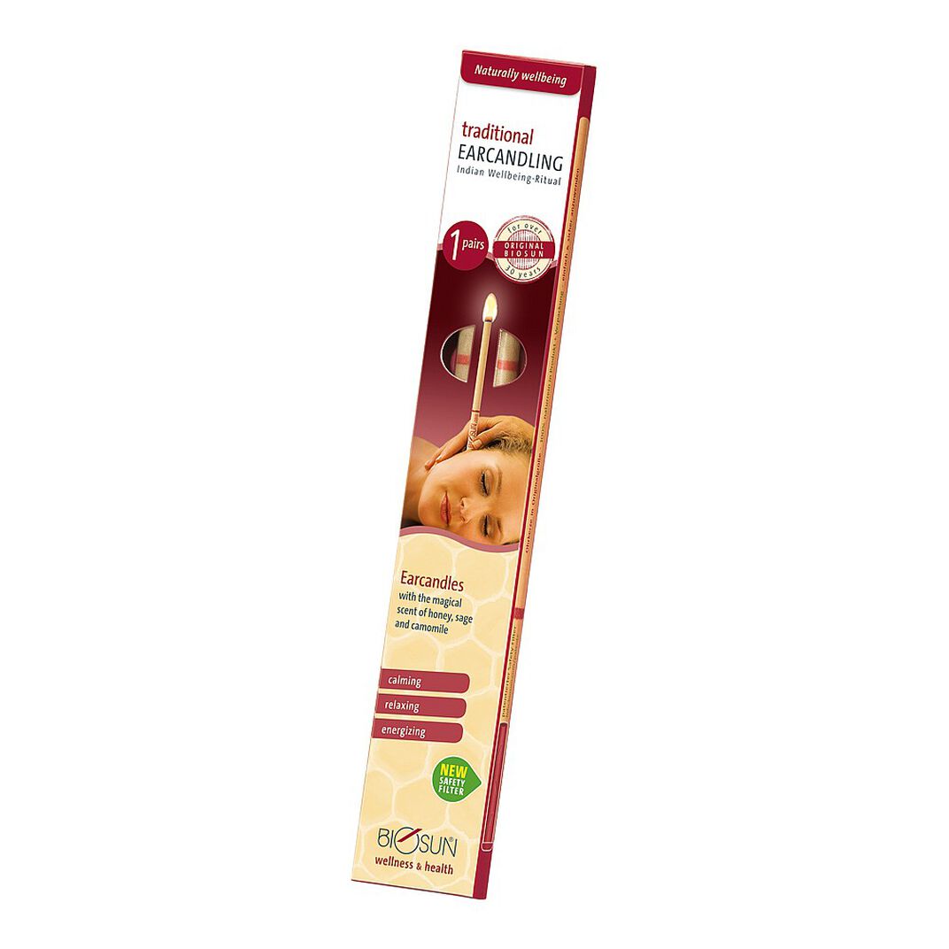 Biosun Traditional Ear Candles, 1 Pair