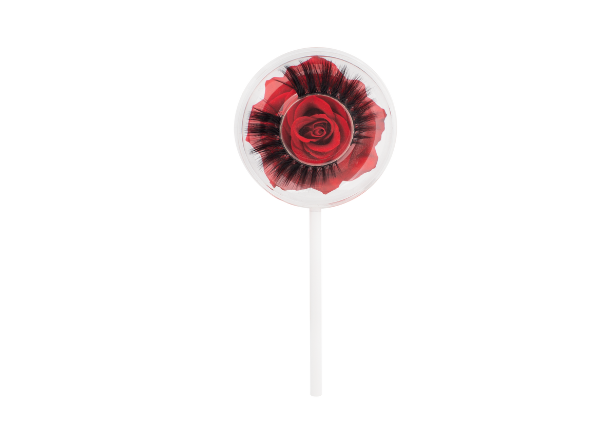Lash FX Lollipop Strip Lashes Red Rose