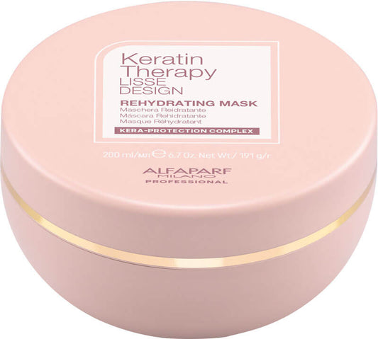 Alfaparf Lisse Design Keratin Therapy Rehydrating Mask 200ml NEW FORMULA
