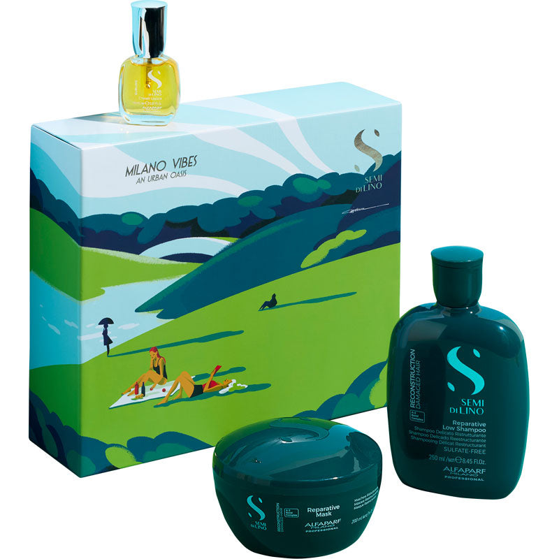 Alfaparf Semi Di Lino Holiday Kit Reconstruct 2025