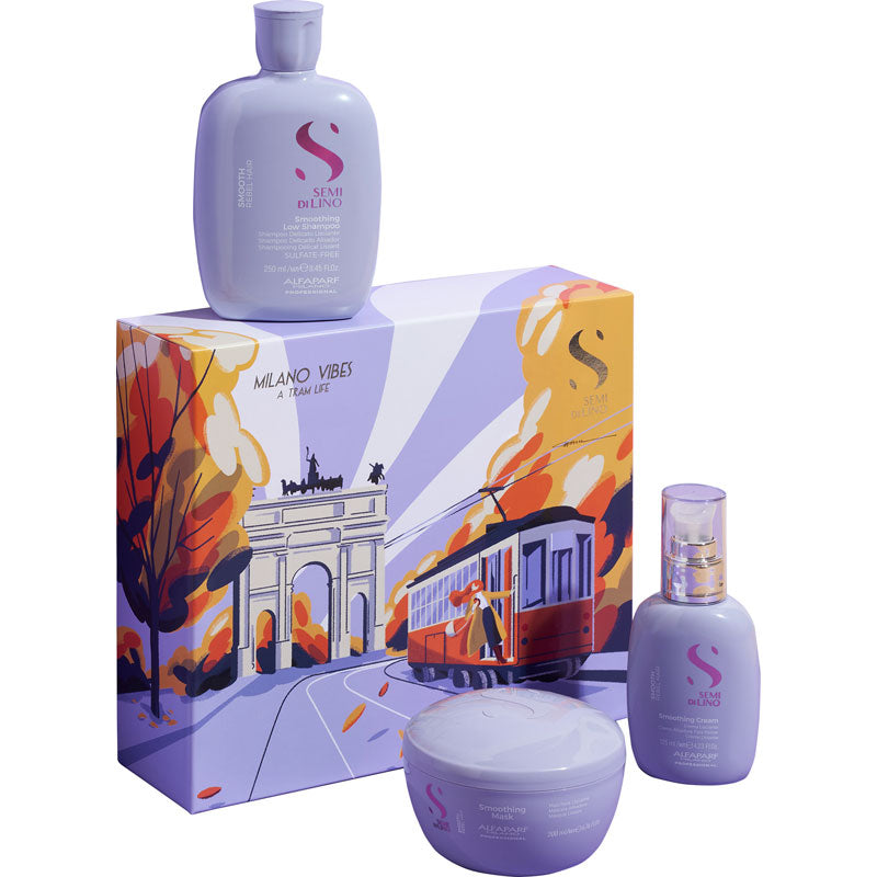 Alfaparf Semi Di Lino Holiday Kit Smooth 2025