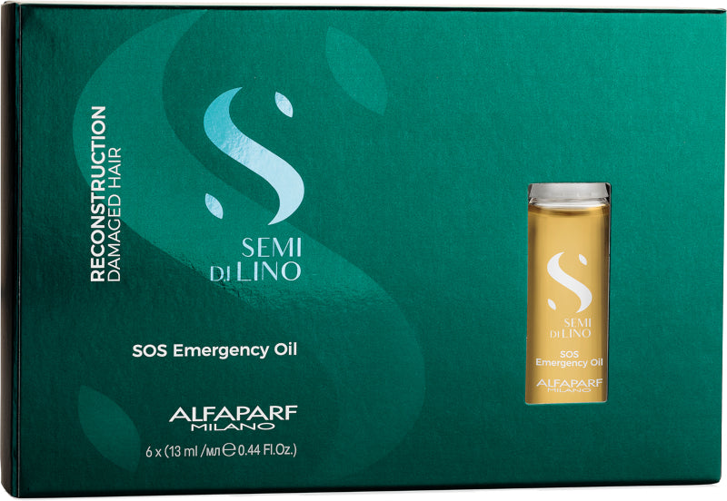 Alfaparf Semi Di Lino Reconstruction SOS Emergency Oil 6 x 13ml