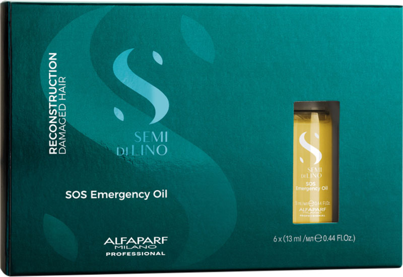 Alfaparf Semi Di Lino Reconstruction SOS Emergency Oil 6 x 13ml