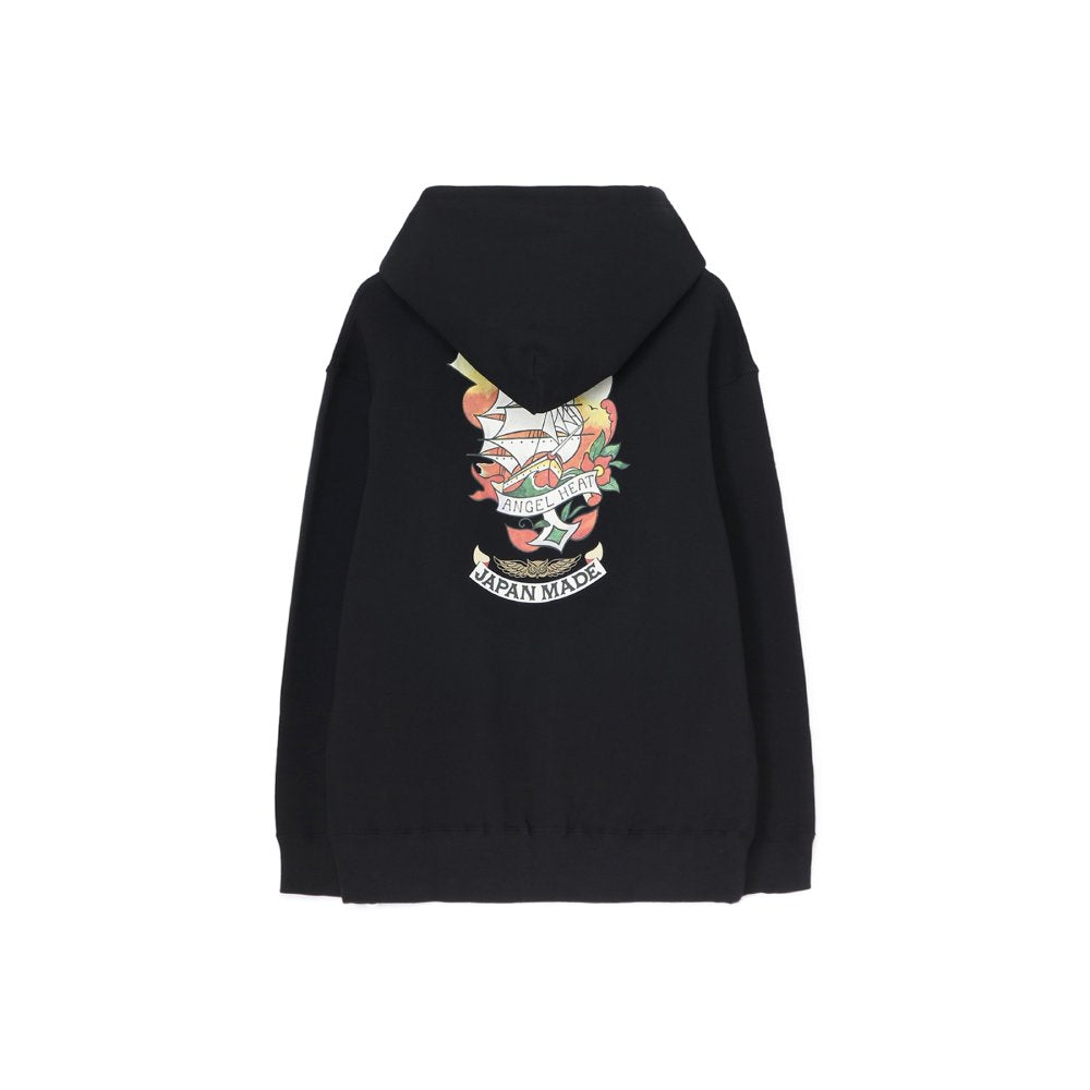 Brosh x Wildside Yohji Yamamoto Pull Over Tattoo Hoodie - Large