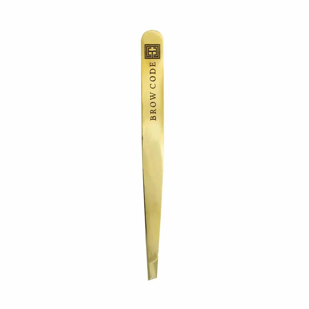 Brow Code Slant Tweezers 100% Stainless Steel 100g