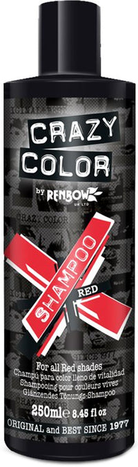 Crazy Color Shampoo, Red 250ml