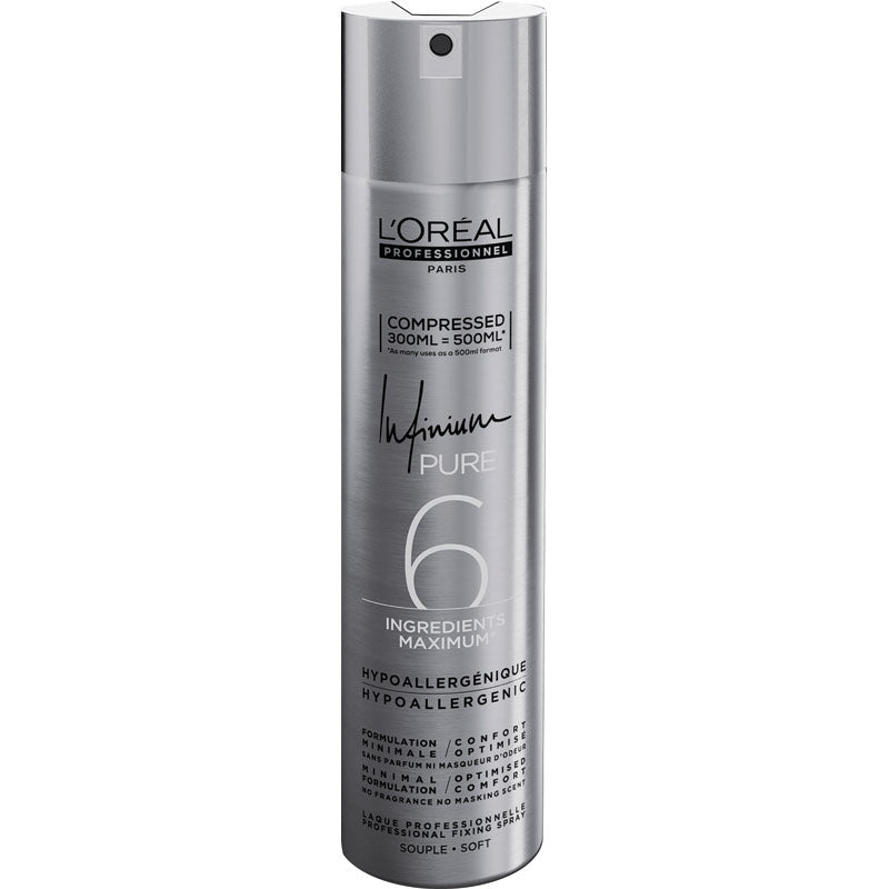 L'Oréal Professionnel Infinium Pure Hairspray, Soft Hold 500ml