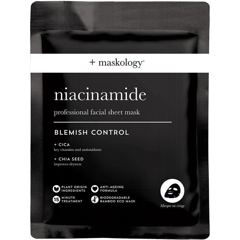 Maskology Niacinamide Blemish Control Sheet Mask