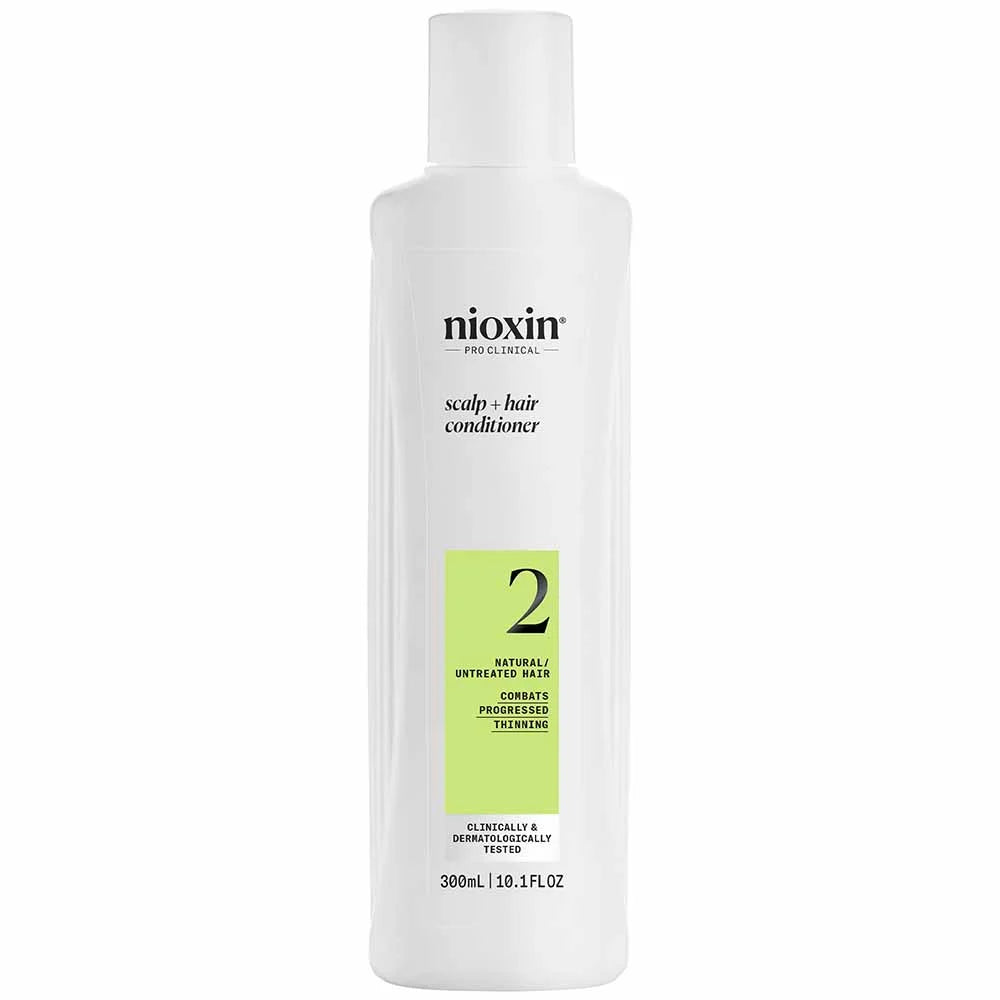 Nioxin System 2 Scalp + Hair Thickening Conditioner for Natural Hair with Progressed Thinning 300ml
