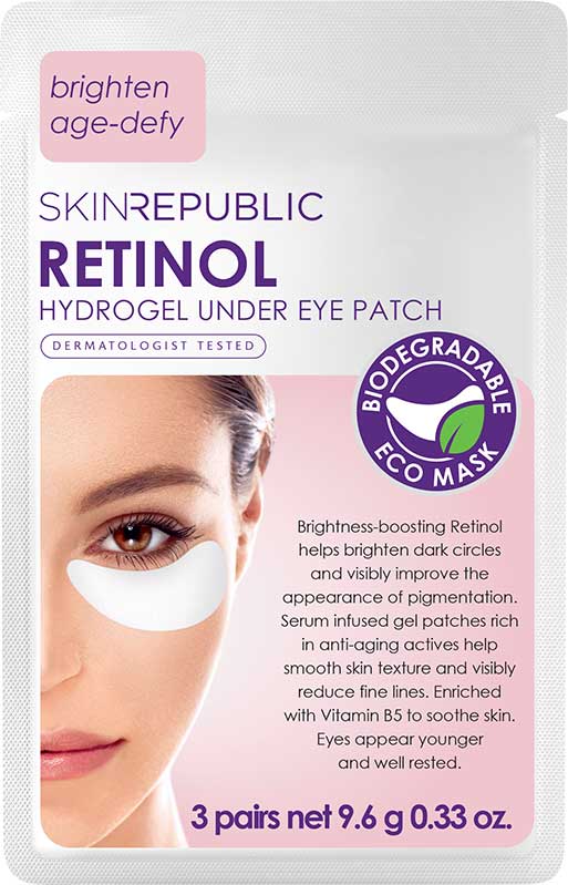 Skin Republic Retinol Hydrogel Under Eye Mask (3 Pairs)