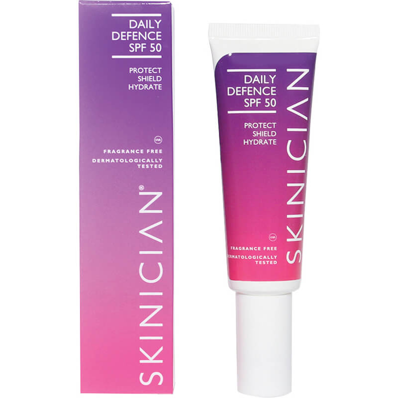 SKINICIAN Daily Defence SPF 50 Moisturiser With Blue Light Protection 50ml